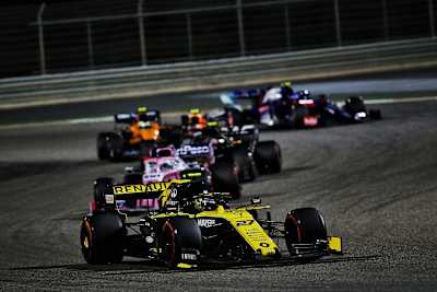 Things turned dark for Hulkenberg and Ricciardo on the home stretch