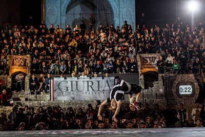 Kotaro Tokuda of Japan performs during Red Bull Street Style.