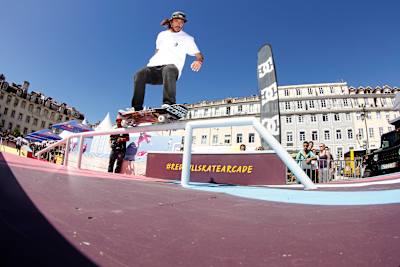 Christian Sanchez at the Red Bull Skate Arcade Global Final 2015 on Lisbon