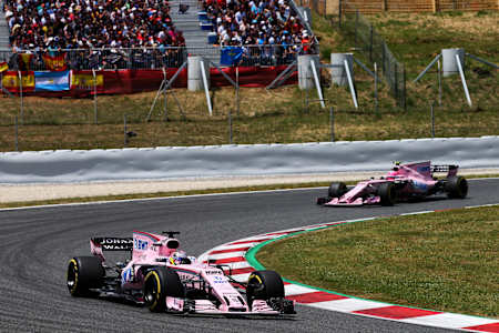 Force India had its strongest showing in Barcelona Force India had its strongest showing in Barcelona