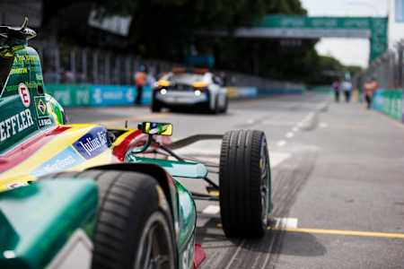 フォーミュラEのタイヤは1種類