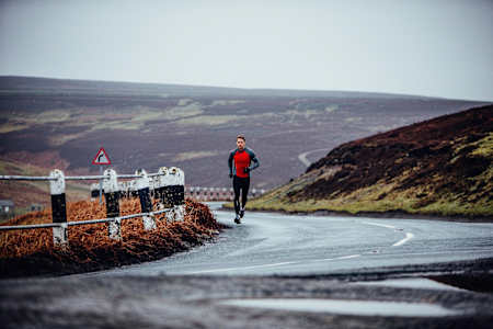 アップダウンのある丘で持久力を高める