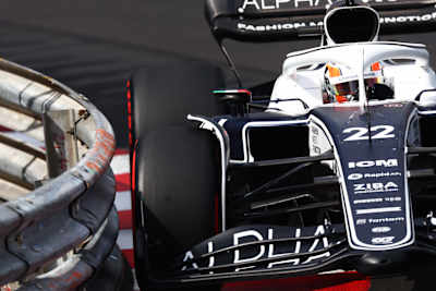 Yuki Tsunoda of Scuderia AlphaTauri at the Monaco Grand Prix on May 29, 2022.