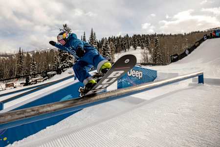 Mark McMorris performs at the X Games 2019.