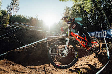 Matt Walker performs at UCI DH World Cup in Lousa, Portugal on October 30th, 2020