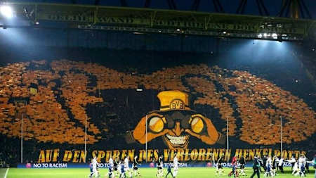 The Westfalenstadion is the home stadium of Borussia Dortmund, Germany's largest stadium.