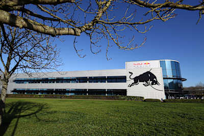 Outside The Red Bull Racing Factory