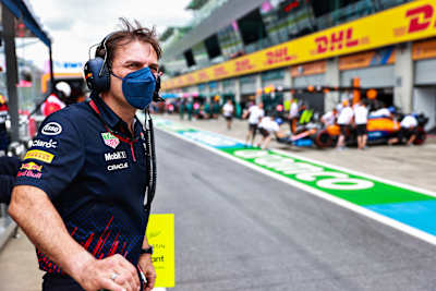 Pierre Wache On The Pit Wall