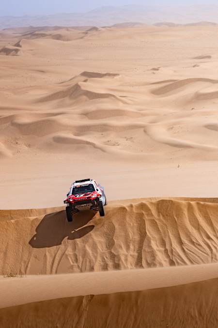 Henk Lategan and Brett Cummings during the Stage 7 of the Dakar 2026 on January 11, 2026 between Riyadh and Wadi ad-Dawasir, Saudi Arabia.