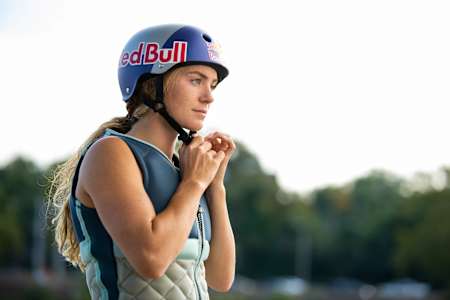 Meagan Ethell prepares to ride