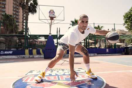 Dusan Bulut at the qualifier of Red Bull Half Court World Final in Cairo
