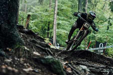 Matt Walker performs at UCI DH World Cup in Maribor, Slovenia on October 16th, 2020