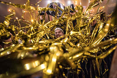 B-Boy Menno after winning the second of his three Red Bull BC One World Final titles in Amsterdam in 2017.
