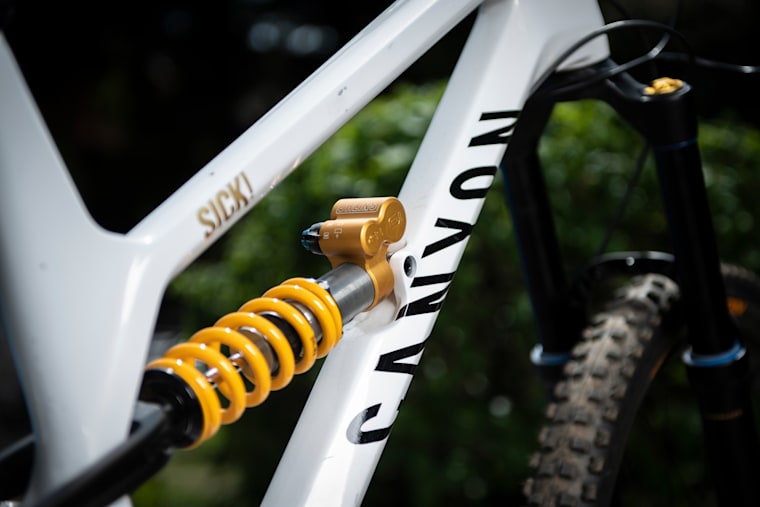 Fabio Wibmer Bike Check Prototype Canyon Trial Bike