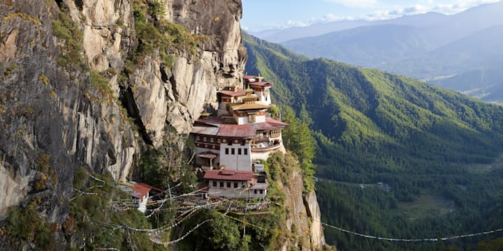 Ο ναός Tiger's Nest στο Βουτάν