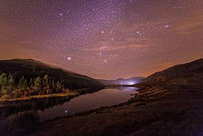 Snowdon's dreamy landscape is perfect foil for any light show above