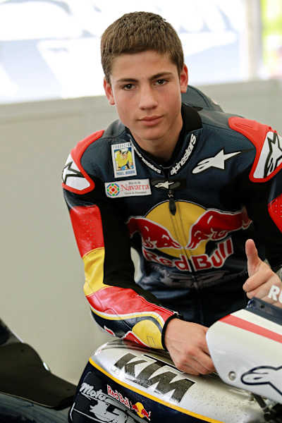Daniel Ruiz in the pit of Rookies Cup 2010