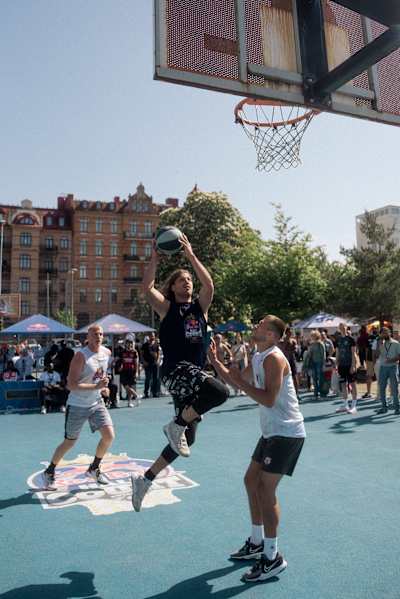 Participants at Red Bull Half Court Qualifier in Sweden.