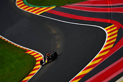Max Verstappen of Oracle Red Bull Racing at the Belgian Grand Prix on July 30, 2023.