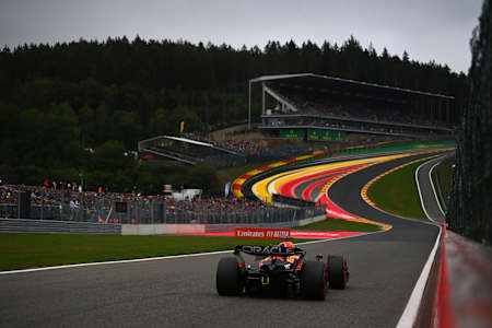 Max Verstappen w akcji na Spa-Francorchamps