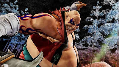 Promotional image of Earthquake from Samurai Shodown.