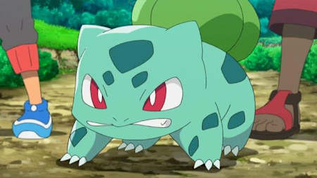 A promo image from Pokémon of Bulbasaur.