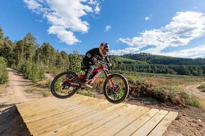 Harriet Burbidge-Smith performs during filming of Red Bull Sound of Speed in Tasmania, Australia on February 23, 2022.