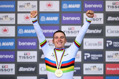 Remco Evenepoel is once again world champion in the individual time trial