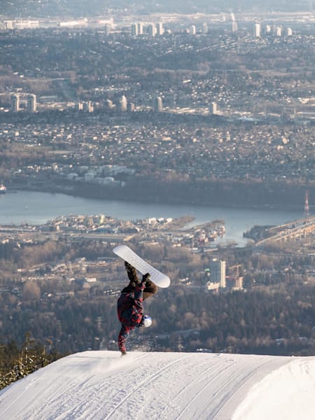 Scott James coasts over the knuckle feature at Red Bull Uncorked