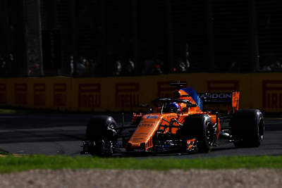 Alonso started 2018 with a bang in Australia