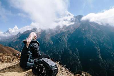 A pause to take in the view