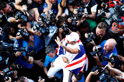 When the dust settled, Hamilton was the centre of attention again