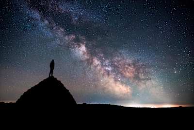 The majesty of the night sky as seen from Dunkery Beacon