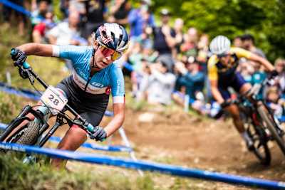 Emily Batty durante el Campeonato del Mundo en MSA.