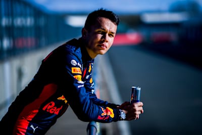 Alex Looks Down The Pit Lane