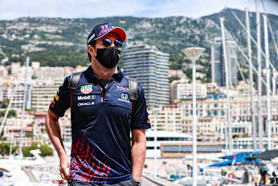 Checo Arrives In Monaco