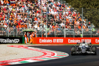 Pierre Gasly of Scuderia AlphaTauri at the Italian Grand Prix on September 11, 2022.