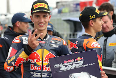 Guillem Planques in the parc ferme after Race 1 at Sachsenring 2025