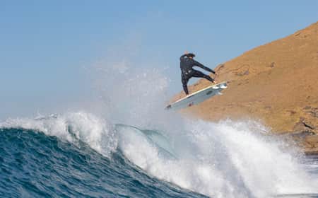 Jordy Smith is captured surfing in South Africa for the series Shaping Jordy Smith.