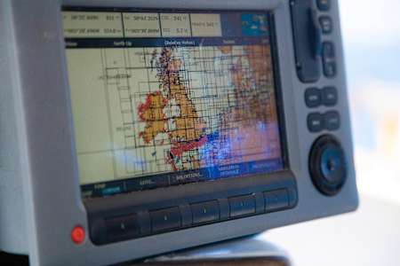 Parte din software-ul pentru navigație de la bordul vasului