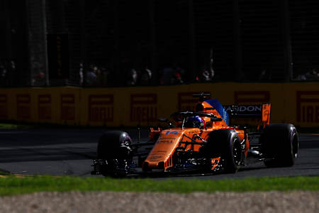 Alonso started 2018 with a bang in Australia