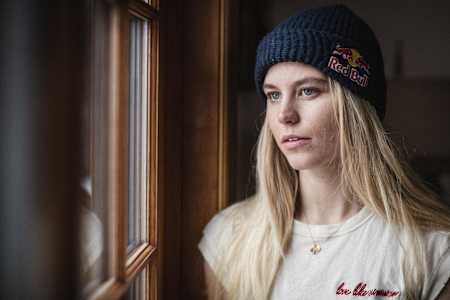 Maddie Mastro poses for a portrait at Winter X Games in Aspen, Colorado, USA on 24 January, 2019.