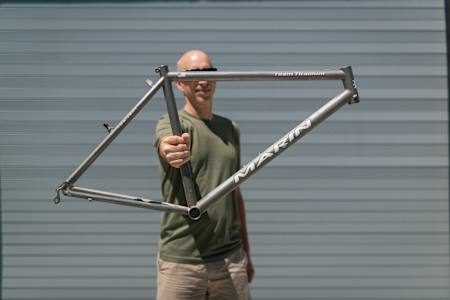 An original Marin Team Titanium frame