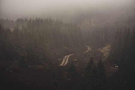 Peebles, Scottish Borders gravel trail