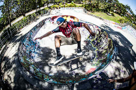 Frequent visitor to Australia Alex Sorgente lists Manly Skatepark as one of his favourites!