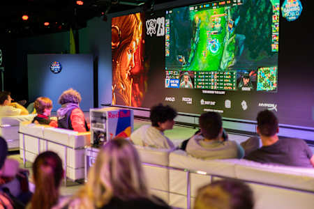 Venue during Red Bull Worlds Watch Party in Lucerne, Switzerland on November 19, 2023. 