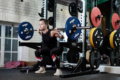 Maddie Hinch training