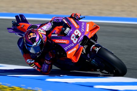 Jorge Martin beim MotoGP Rennen in Jerez, 2024