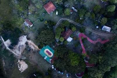 Vista de cima do camp Anima