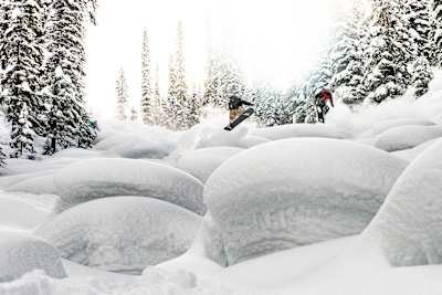 A promotional shot for Travis Rice's Natural Selection Tour.